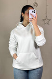 هودی زنانه بیسیک کرک دار