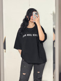 تیشرت یونیسکس باکسی never look back جنس نخ پنبه
